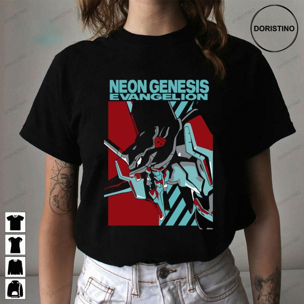 Retroo Neon Genesis Evangelion Awesome Shirts